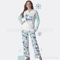Ladies pyjamas made of 100% cotton 1