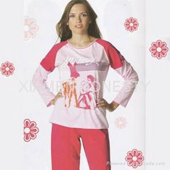 Ladies pyjamas made of 100% cotton