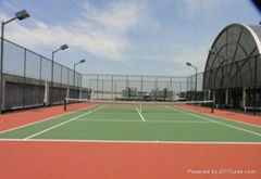 专业网球运动场地（弹性丙烯酸硅PU）设计构建