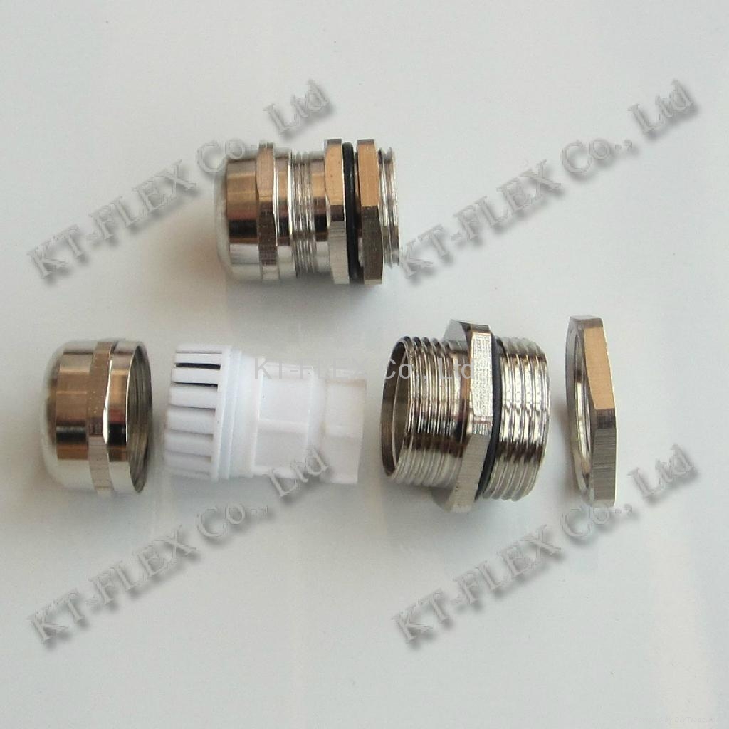 Nickel plated brass cable gland CGB Series KTFLEX (China
