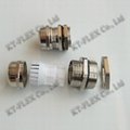 Nickel plated brass cable gland 2