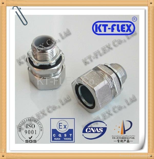 Stainless steel electrical flexible conduit connector