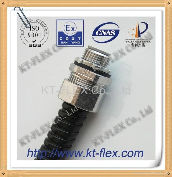 Stainless steel electrical flexible conduit connector 3