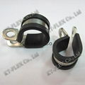 Metallic conduit pipe clamp with EPDM 4
