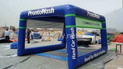 inflatable car wash tent