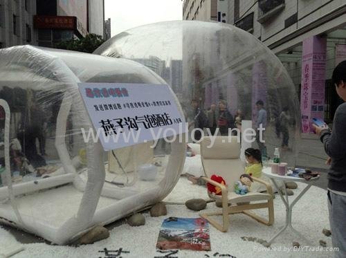 inflatable clear bubble lawn tent 2