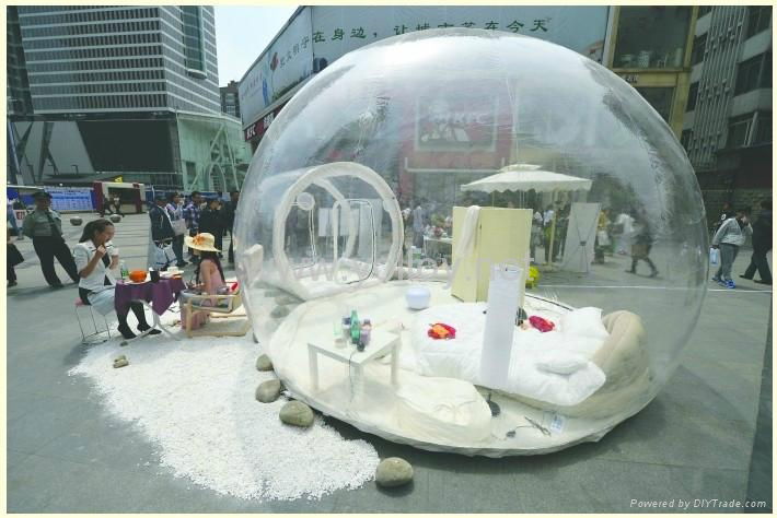 inflatable clear bubble lawn tent 4