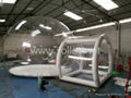inflatable clear bubble lawn tent