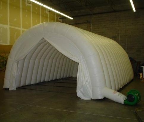 inflatable spray booth