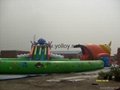 inflatable water park toys inflatable slide with pool water sport for summer
