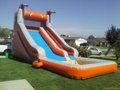 inflatable slide with pool 1