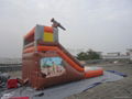 inflatable slide with pool 3