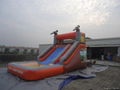 inflatable slide with pool 4