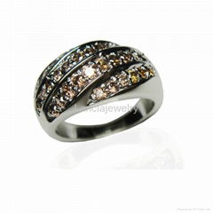 Sterling Silver Cubic Zirconia Ring