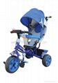 2014 new model 4 in 1 high quality metal children baby tricycle 2