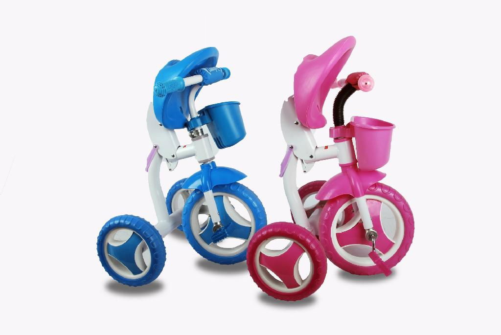 2014 new design steel simple small baby tricycle trike music