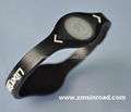 Black Power Band Silicone Wristband