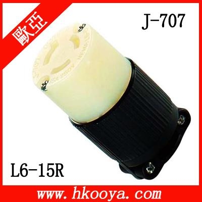 NEMA L6-15C Locking Connector - J-707 - OEM/ODM (China Manufacturer