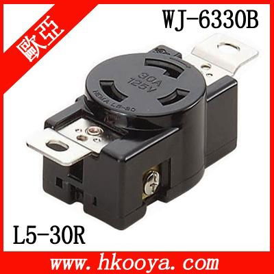 NEMA L5-30R Locking Receptacle 