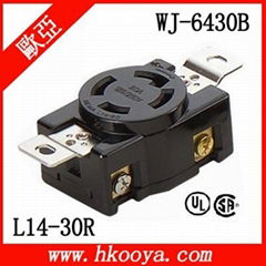 NEMA L14-30R Locking Receptacle 