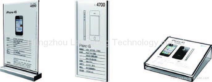 Showhi Security Display Acrylic Label Frame