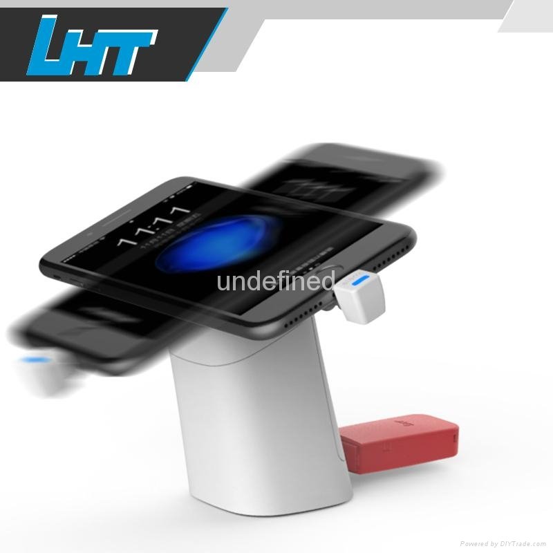 Retractable phone display anti theft stand for exhibitions BOX 5