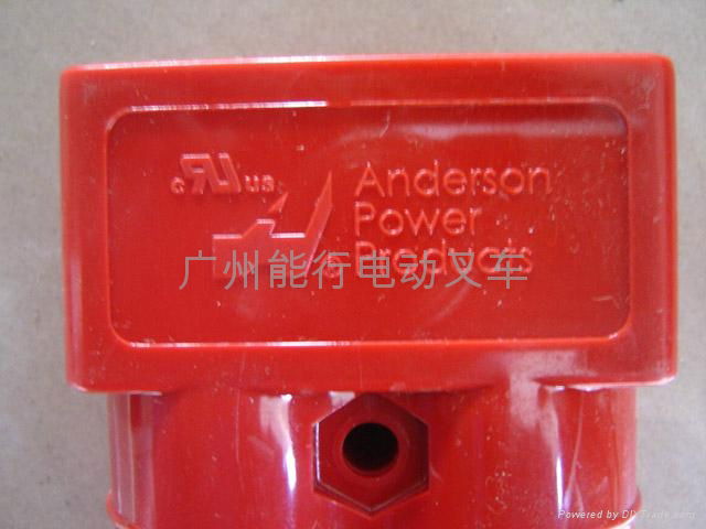 Anderson SB350A红色叉车充电插头 2