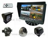 7" QUAD car rearview camera system
