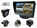 7" QUAD car rearview camera system 1