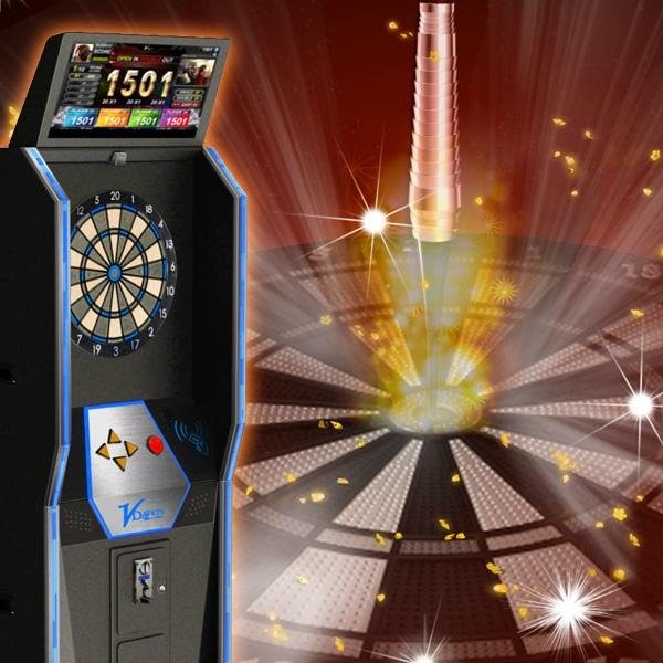 2015 professional projector dart shooting game machine 2