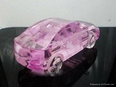 水晶汽车模型