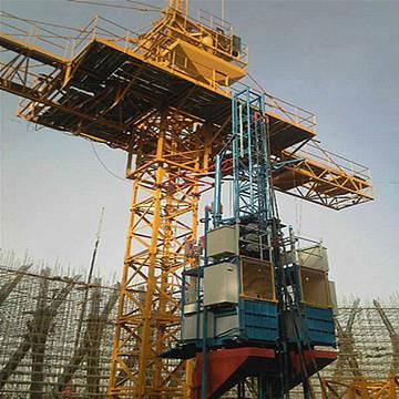 self-raised tower crane 2