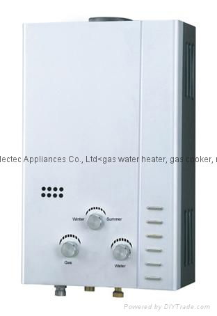 12L Slim Super Type Gas Water Heater with On&Off Switch, 3V Battery Ignition