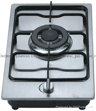 Gas Hob with 1 Burner and 220V Ignition,Front Knob Control (GH-S301E)