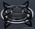 Gas Hob with 1 Burner and 300mm Width Glass Panel,SS Water Tray（GH-G301E） 2