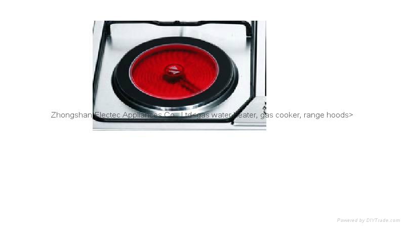 Gas Hob with 2 Burners and 1 Electri Ceramic Hot Plate (GHC-G613E) 2