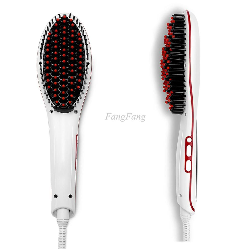 New Beauty Electric Hair Straightening Brush hair Straightener comb 3