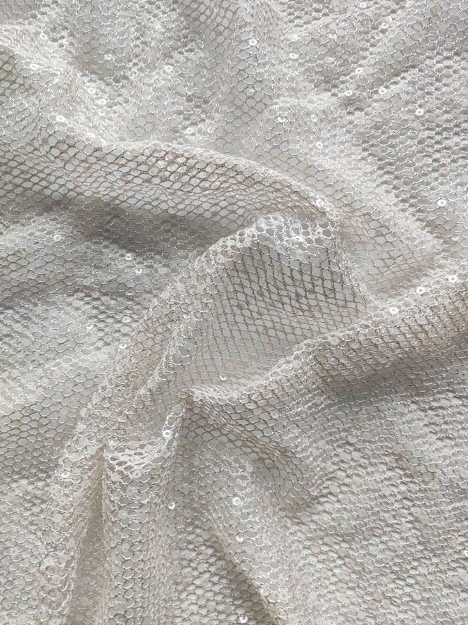 Gold wire mesh cloth embroidery one-sided materia 3