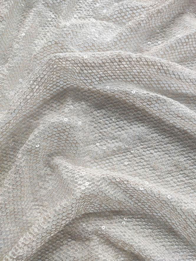 Gold wire mesh cloth embroidery one-sided materia 5