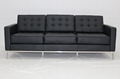 Florence leather sofa