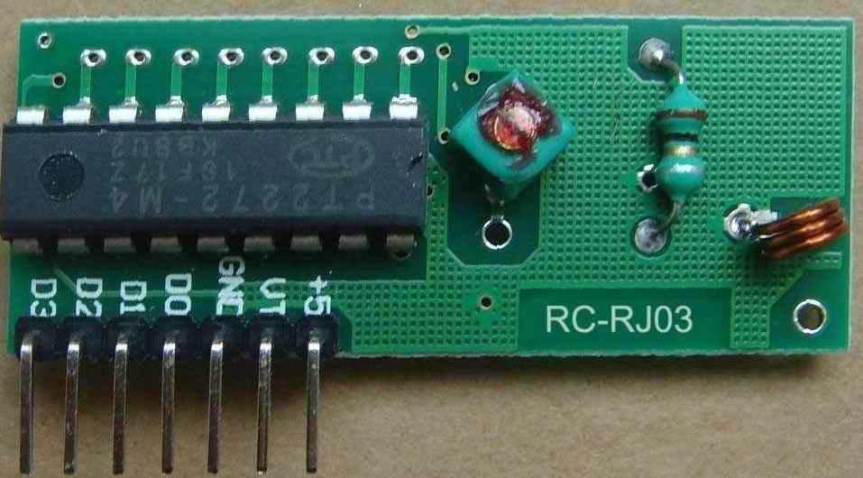超再生无线解码接收模块RC-RJO3