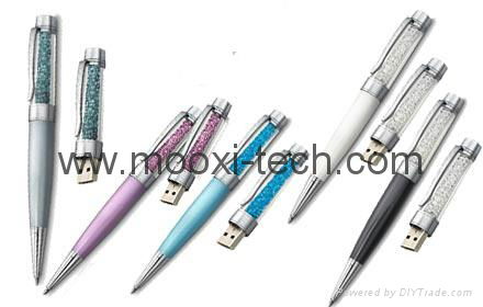 Crystal USB Flash Drive Promotional Pen Drive USB Flash Memory 3