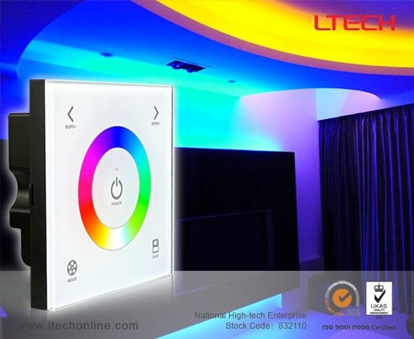 Wall Mounted Touch Panel RGB Controller 2