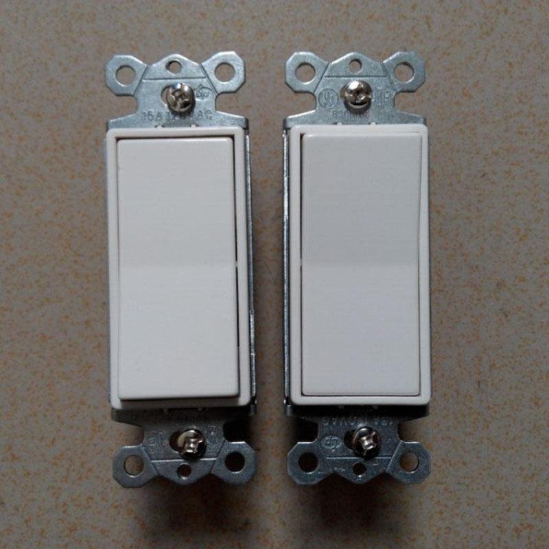 American Decorator Switches，Single-Pole，15A125V 5