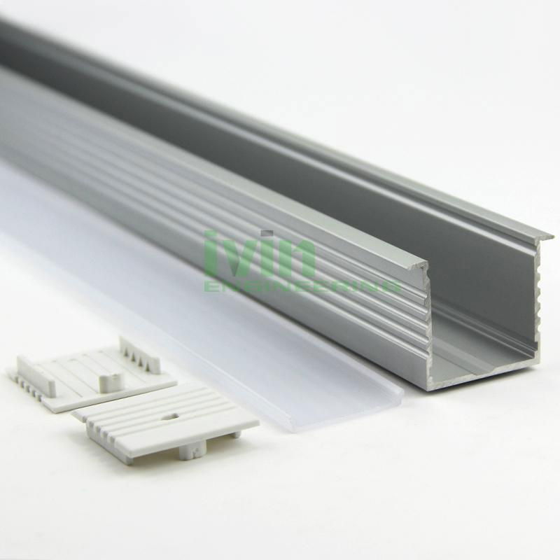 LED recessed ceiling light heatsink, LED wall recessed light housing. 