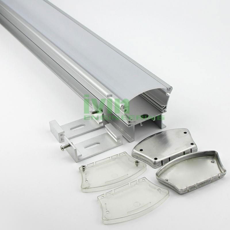 24W  LED  washwall light Fittings with opal cover wallwasher housing 3