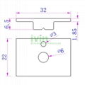 LED drop-light housing ,ceiling pendant linear light housing kit. 6