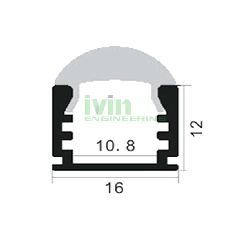  LED Cabinet lamp housing  , LED Wall lamp housing  with  60° PMMA cover. 3