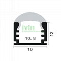  LED Cabinet lamp housing  , LED Wall lamp housing  with  60° PMMA cover.