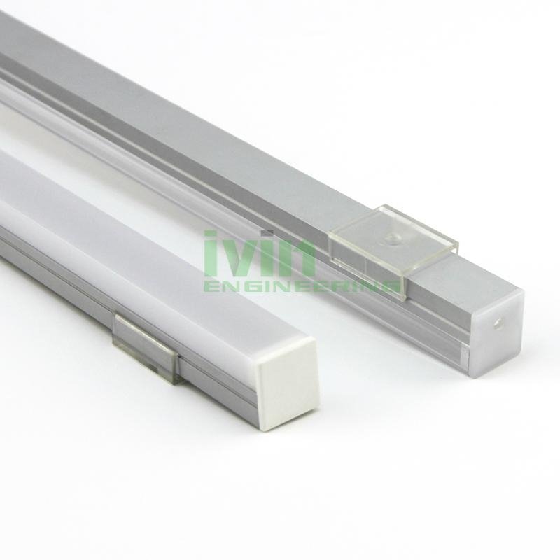 Extruded aluminum profile for led strip light, LED profiles. 2